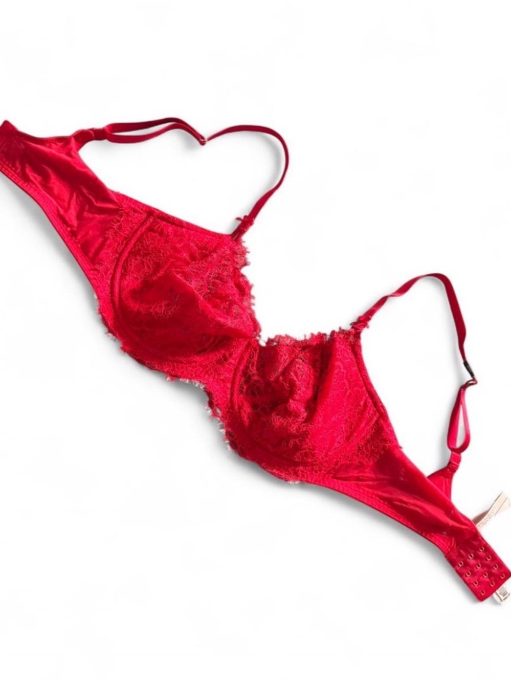 NWT Victoria’s Secret Dream Angels Wicked Unlined Lace Bra 36DD - Picture 5 of 10